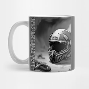 Helmet is not Just A Helmet For Riders Resembles The Cave Where Saints Take Refuge 8 Mug